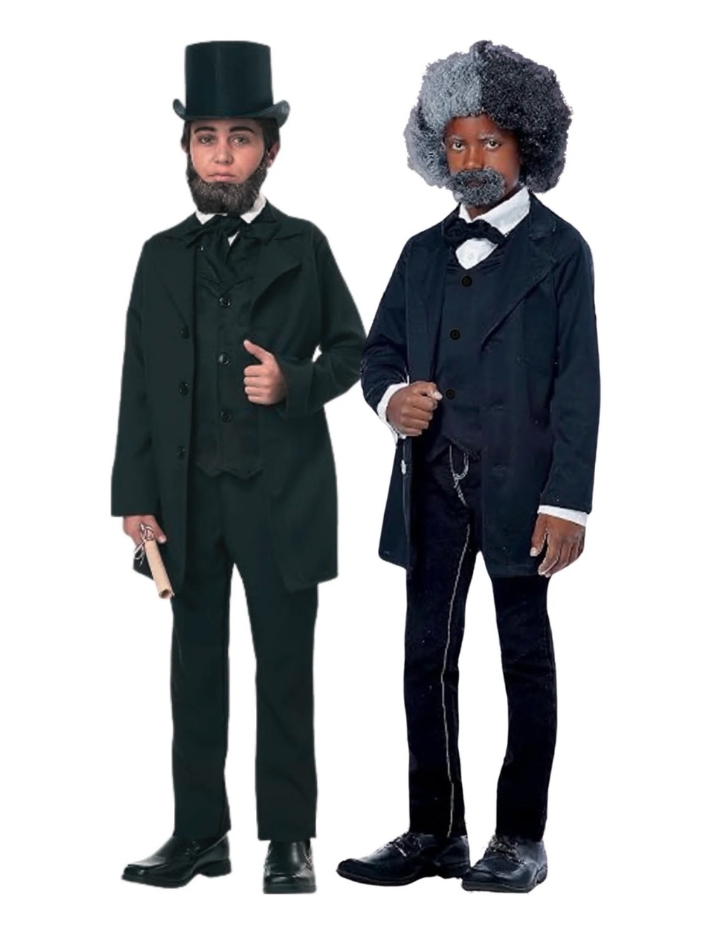 California Costumes Boys Frederick Douglass / Abraham Lincoln XL 12-14